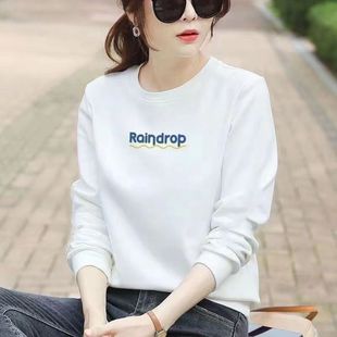 High quality autumn and winter sweater loose casual round neck new women's clothing age-reducing versatile outer wear simple