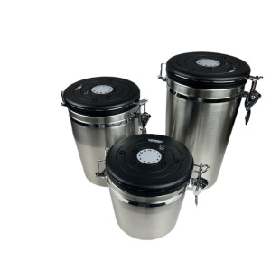Coffee bean storage tank vacuum one-way exhaust coffee powder sealed tank milk powder storage storage bean storage tank