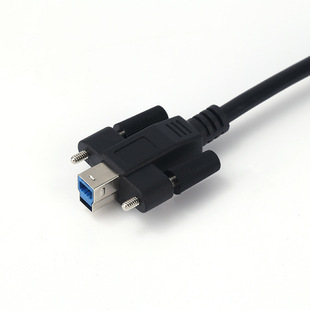 USB3.0 AM TO BM printer cable with screws TO fix 0.5 m tinned copper interface data cable