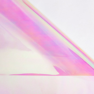 Rainy iris gradient magic film laser paper ultra-thin transparent glass color film flower shop Qixi happy bouquet wrapping paper