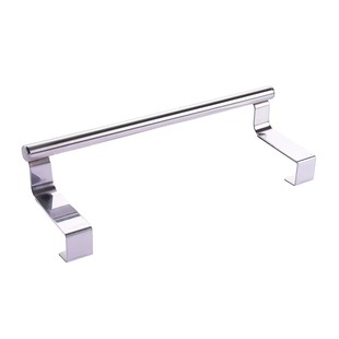 Cabinet door back multi-purpose stainless steel single bar towel rack kitchen rag rack bathroom towel bar