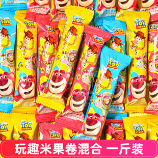 Dee. Shanni Play Fun Rice and Fruit Roll Multi-flavor Biscuits Snack Cake Children's Cartoon Birthday Banquet One Year Old Banquet Return