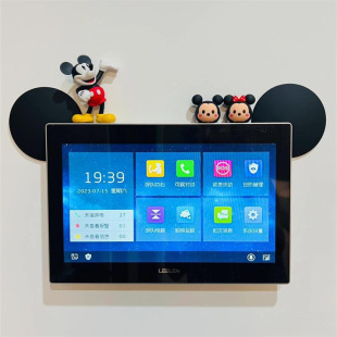 [New Home Express] Mickey Visual Doorbell Home Decoration Decoration Switch Paste Entrance Panel