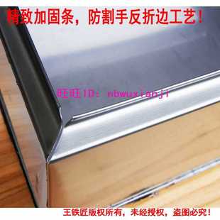 Iron box iron box with lock tool box stainless steel rectangular iron storage small cash register box