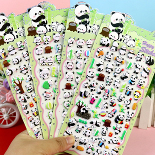 Children's Cartoon Stitch Animal Dinosaur Capibala Panda Sanrio Kulomi Meroti Foam Sticker