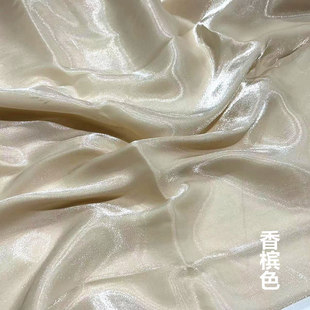 Ветер атласный Hanfu атласный водяная ткань полупрозрачный