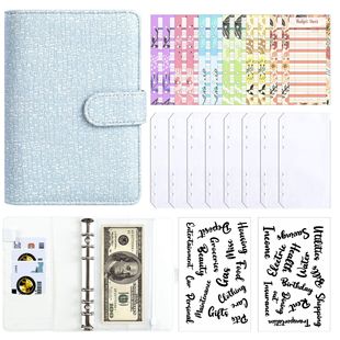 Creative Money Saving Challenge Binder Removable Budget Savings Cash Savings Book Cloth Waffles Hand Book