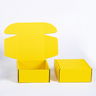 Flying machine box carton super hard pink packing box express packing box color small card out card rectangular large