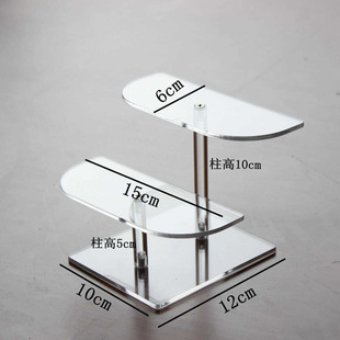 [Magic Sail] Acrylic Multi-layer Hand-held Display Rack Glasses Cosmetics Jewelry Small Booth Tea Table Antique