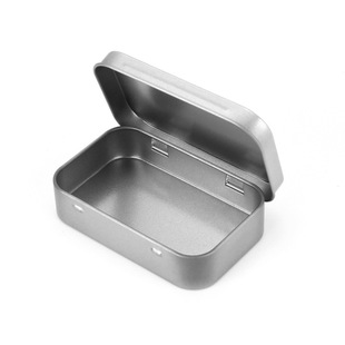 Factory in stock supply flip cover world cover U disk small iron box silver rectangular cigarette case wear armour flat iron