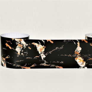 PVC waterproof skirting line self-adhesive living room ceramic tile waist line waveguide line foot line sticker corner line wall edge