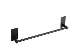 304 stainless steel towel rack non-perforated bath towel rack single pole bathroom towel rack toilet towel bar hanging pole