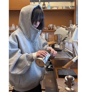 Rreiko Американский боокси с капюшоном свитер мужской осенний и зимний cleanfit нишевые дизайнерские силуэтные куртки