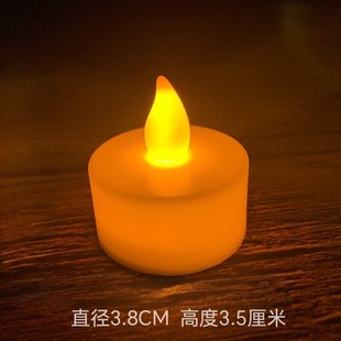 Proposal to express birthday holiday wedding bar decoration colorful luminous candle light led electronic small tea wax