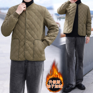 Autumn and winter stand collar cotton-padded jacket wear base small cotton-padded jacket fleece-lined light fashion warm students wear winter jacket cotton-padded jacket