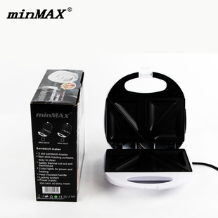 min MAX factory supply sandwich maker household breakfast machine waffle baking machine MNS-6903F