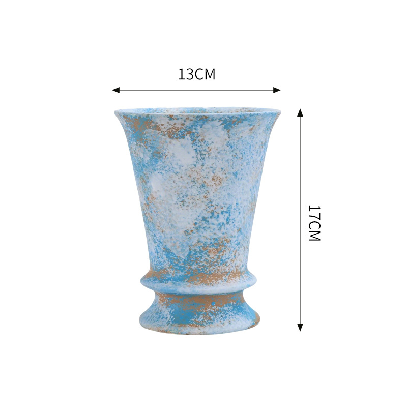 Ceramic Flower Pots with a Light Luxury and High-End Feel, Specially Designed for Home Use with Phalaenopsis Orchids, Breathable Large Pots for Cymbidium Orchids, Green Plant Pots, and Decorative Flower Containers