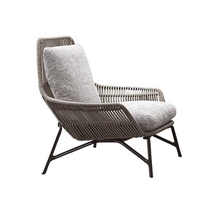 Outdoor table and chair courtyard leisure rattan sofa chair outdoor terrace furniture balcony single rattan sofa chair combination