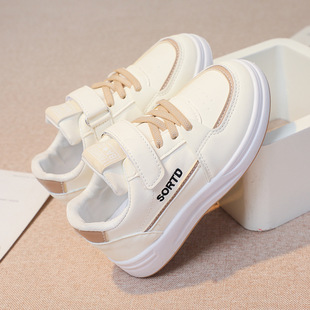 Girls' Shoes Summer Big Kids New 2024 Children's sneaker Board Shoes Soft Sole Middle and Big Kids Girls Casual White Shoes