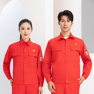 Summer Thin Pure Cotton Long Sleeve Tooling Zhongjian Work Clothes Construction Site Engineering Clothing Factory Workshop Reflective Strip Work Clothing