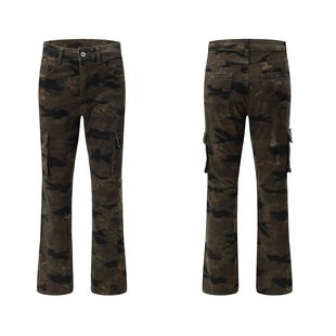LKTM Men # американский cleanfit высокая эластичная одежда камуфляжные брюки для мужчин и женщин