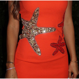 Amazon cross-border foreign trade European and American women's clothing 2024 summer new fashion sequin embroidery mini dress