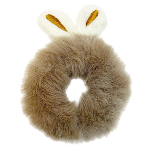Ins Style New Style South Korea Internet Celebrity Hair Tie Rubber Band Hair Ring Headwear Cute Girl's Heart Plush Hair Rope Small Hair Accessories