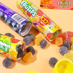 Bird's Nest Fun Fruit Juice Gummy Mixed Flavor 100% Juice Casual Children's Candy Snacks 60g*6 Tubes