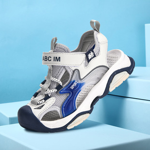 Children's Shoes Boys Sandals Summer 2025 New Children's Soft Bottom Non-Slip Baotou Beach Sandals Mid-Big Children's Sports Tide