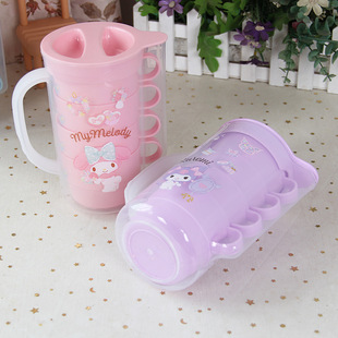 Food Grade cold water bottle suit household living room Japanese plastic summer plastic pot teapot coolomi Yugui dog