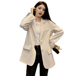 Small suit jacket women's new 2024 Korean style spring and autumn casual loose commuter autumn suit jacket design sense