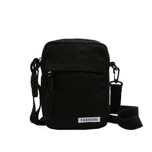Trendy small bag for women 2024 spring new fashion canvas shoulder bag lightweight exquisite mini crossbody phone bag