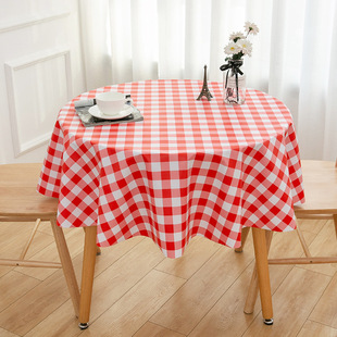 Waterproof and Oil-proof No-wash Anti-scalding Small Round Table Round Household pvc Dining Table Cloth Plastic Coffee Table Tablecloth Round Table Cloth