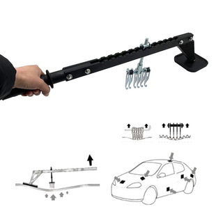 Car dent repair tool double fulcrum pull frame pull bridge large area repair dent tool damage-free paint