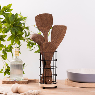 Chicken Wings Wooden Pot Shovel Non-stick Special Wooden Shovel Household Kitchenware Soup Spoon Rice Spoon Long Handle Stir-frying Shovel Wooden Spoon Rice Spoon