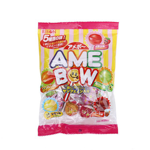 ribon Liben imported from Japan 5 kinds of fruit flavors lollipop bags children's snack candy 120g wholesale