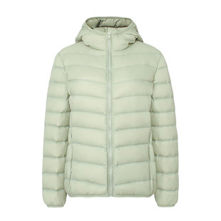 Tong Liya Star Duck and Duck Lightweight Down Jacket Women's Short Winter New Product Small Warm Hooded Jacket