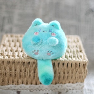 Cute Ball Cat Pendant Plush Toy Kitten Doll Doll Cartoon Bag Pendant Keychain Cloth Doll