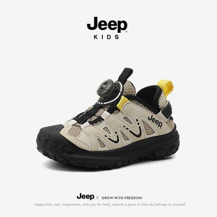 Jeep обувь для девочек 2024 осень новая детская спортивная обувь мягкая подошва дышащая папочка обувь нескользящая и износостойкая походная обувь