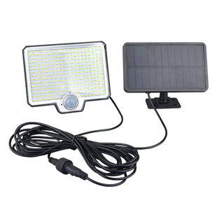 New household solar lamp 294LED wall lamp separated outdoor courtyard lighting street lamp rotating wall lamp