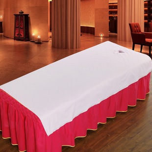 Beauty bed sheet oil-proof waterproof mattress beauty salon massage body SPA bed sheet with holes