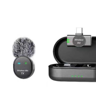 S2 Stereo Editable Dual Microphone Wireless Live Broadcast Lavalier Microphone Plug and Play Big Brand Quality