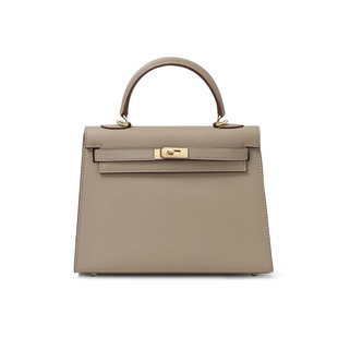 Women's bag 2023 new summer versatile genuine leather bag Kelly bag crossbody handbag shake fast live broadcast one-piece delivery