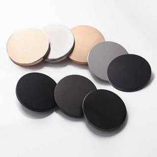 Flat metal hand-stitched buckle woolen coat coat shirt suit formal wear button button clothing accessories round