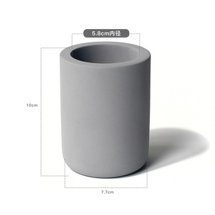 Diatomite toothbrush holder absorbent moisture-absorbing waterproof toothbrush pad toothbrush tray environmentally friendly creative pen holder household toothbrush cup