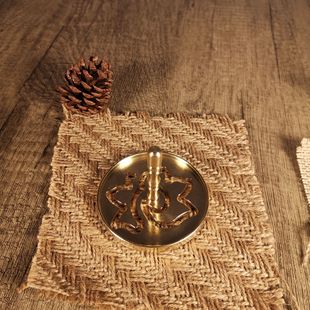Imitation Ancient Incense Road set wholesale copper tower incense mold incense spoon incense shovel ash incense seal seal to expand entry Incense Road seven-piece set