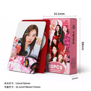 presale 92 cards TWICE mini album STRATEGY fans should help small card photo card double-sided LOMO card