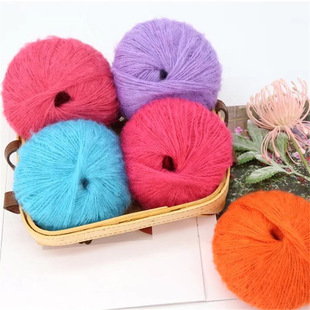 Maji handmade diy woven rainbow segment dyed fleece