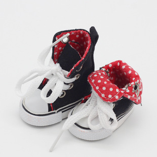 5 * 2.5cm toy doll sports shoes 6 points bjd doll shoes cotton Doll Doll canvas shoes