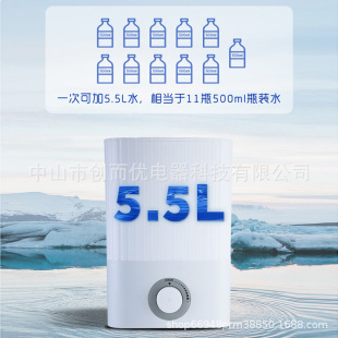 SOURCE manufacturer double spray 5L air humidifier convenient add water mist beauty hydrating aromatherapy machine professional export